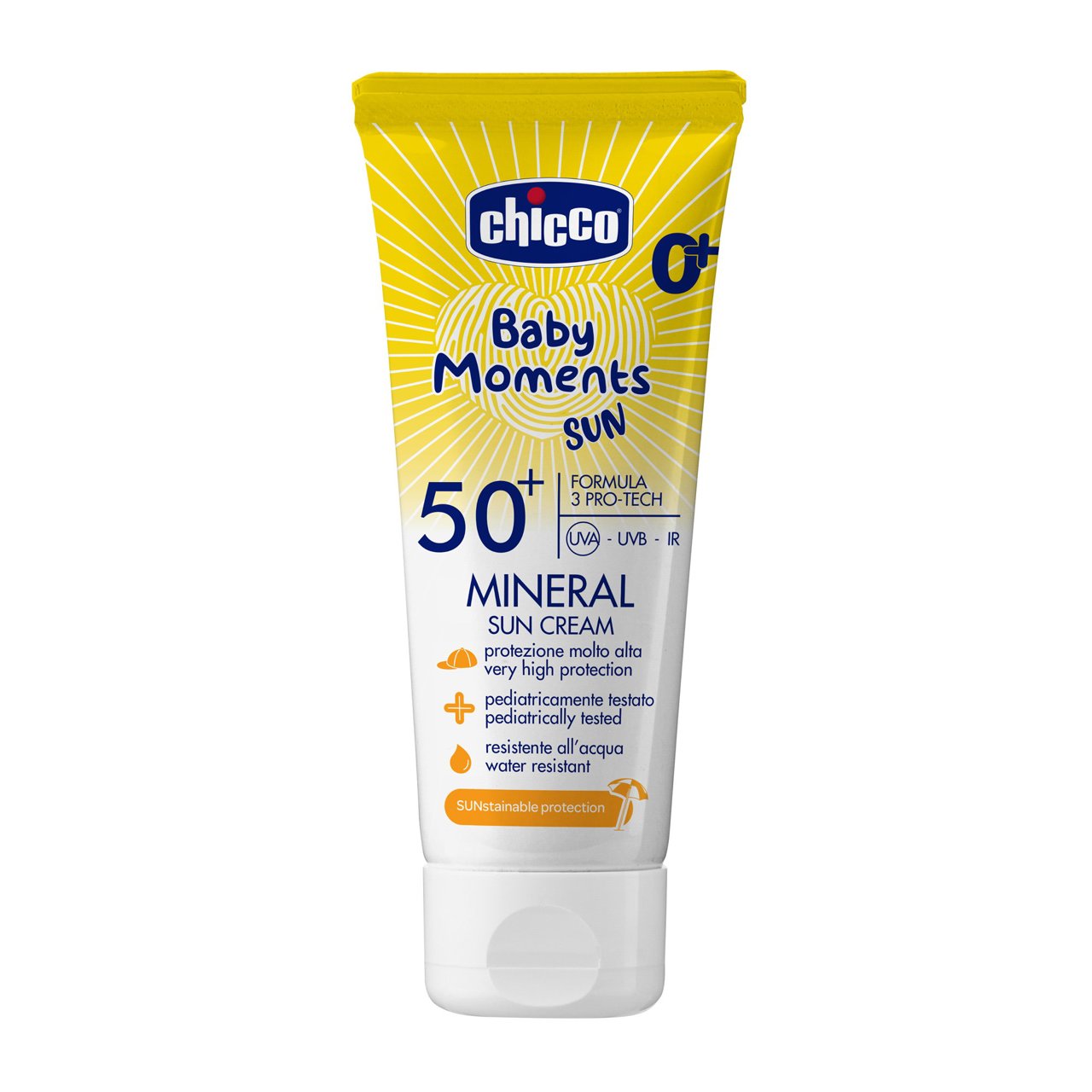 CHICCO BABY MOMENTS PROTECCION SOLAR MINERAL 50 SPF 75ML