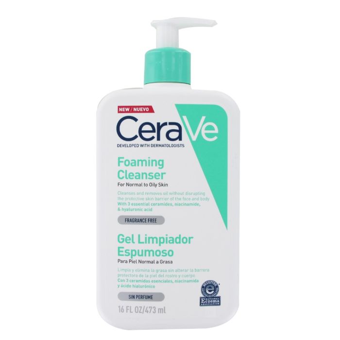 Cerave Gel Limpiador Espumoso 473 ml