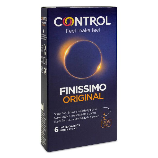 CONTROL FINISSIMO ORIGINAL PRESERVATIVOS 6 UNIDADES