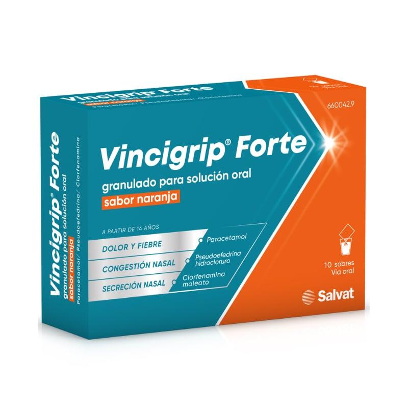 VINCIGRIP FORTE GRANULADO 10 SOBRES SABOR NARANJA