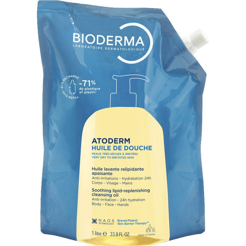 ATODERM ACEITE DE DUCHA BIODERMA 1 ENVASE 1 L ECO-RECARGABLE