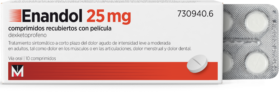 ENANDOL 25 mg 16 COMPRIMIDOS