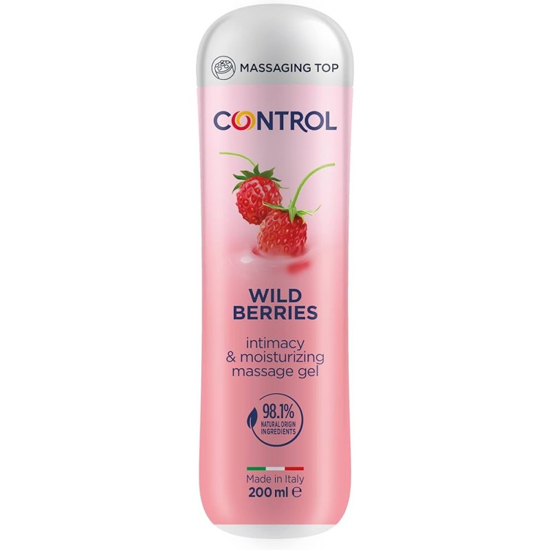 CONTROL WILD BERRIES GEL MASAJE HIDRATANTE  1 ENVASE 200 ML