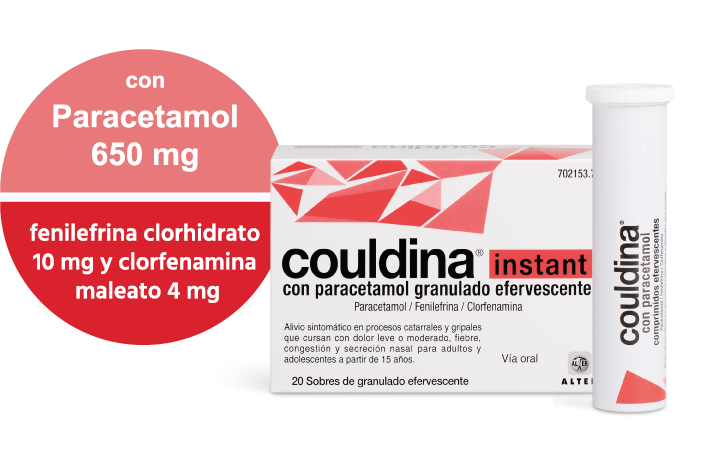 COULDINA INSTANT CON PARACETAMOL 20 SOBRES EFERVESCENTES