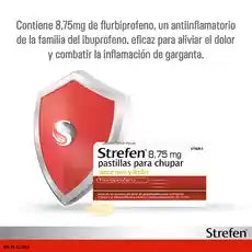 STREFEN 8,75 mg SABOR MIEL Y LIMÓN 16 PASTILLAS PARA CHUPAR