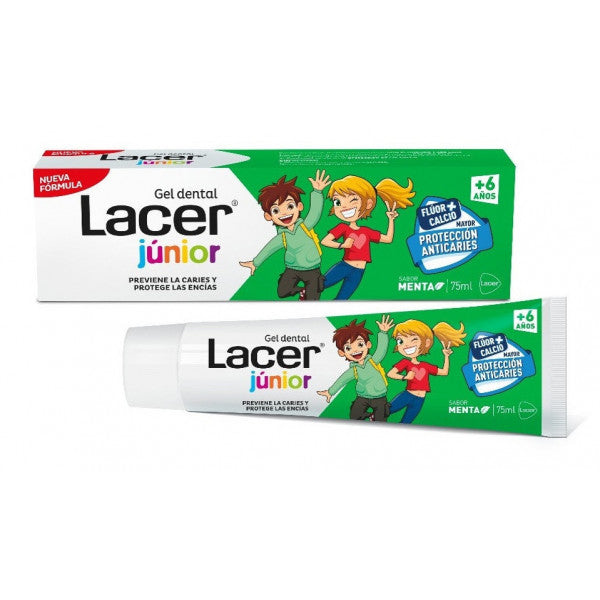 LACER JUNIOR GEL DENTAL  75 ML MENTA