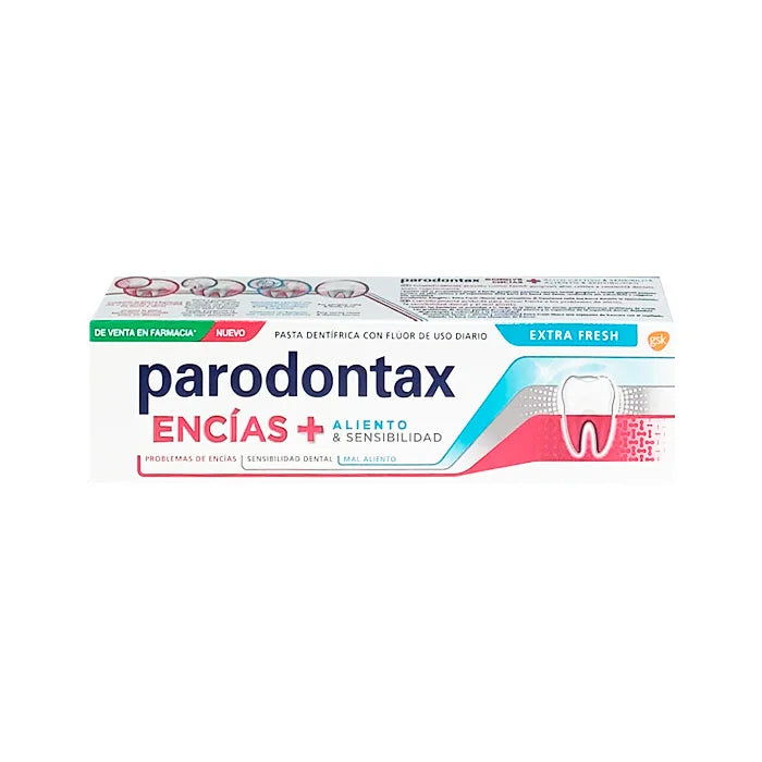 PARODONTAX ENCIAS + ALIENTO & SENSIBILIDAD EXTRA FRESH  1 TU