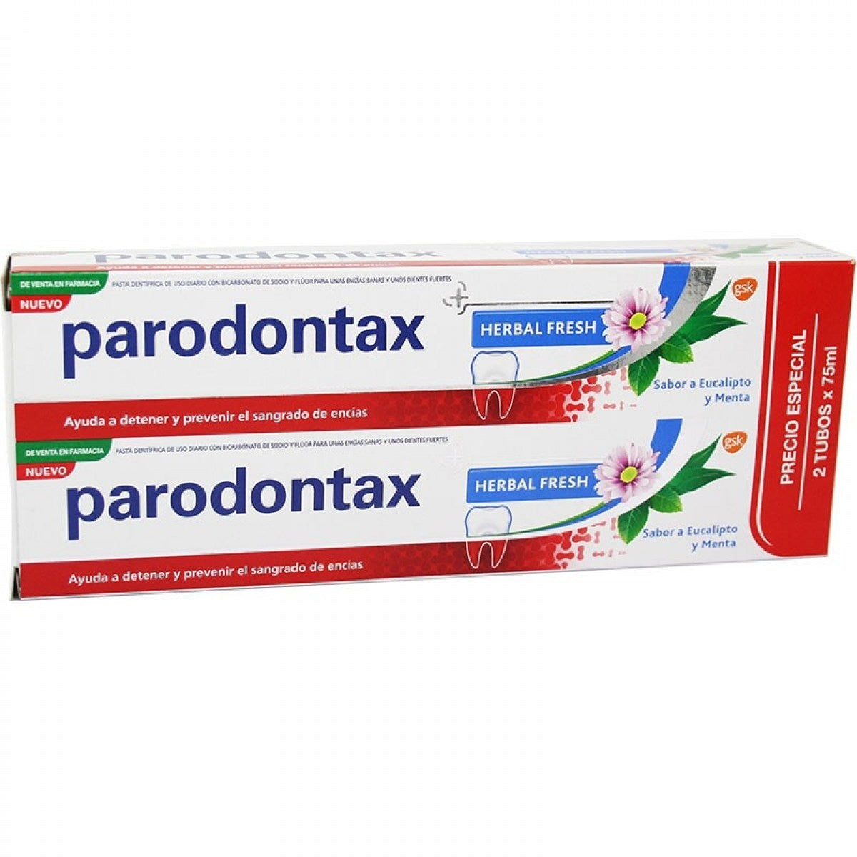 PARODONTAX HERBAL FRESH  2 X 75 ML