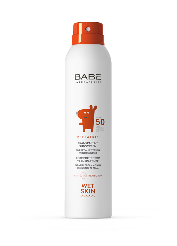 BABE PEDIATRIC FOTOPROTECTOR TRANSPARENTE WET SKIN FPS 50 200ml