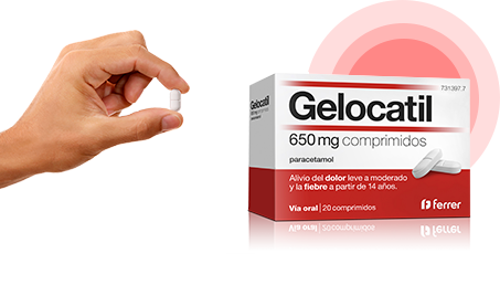GELOCATIL 650 mg PARACETAMOL 20 COMPRIMIDOS