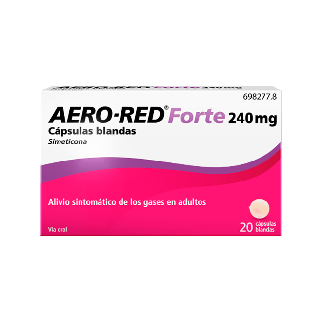 AERO RED FORTE 240 mg 40 CÁPSULAS BLANDAS