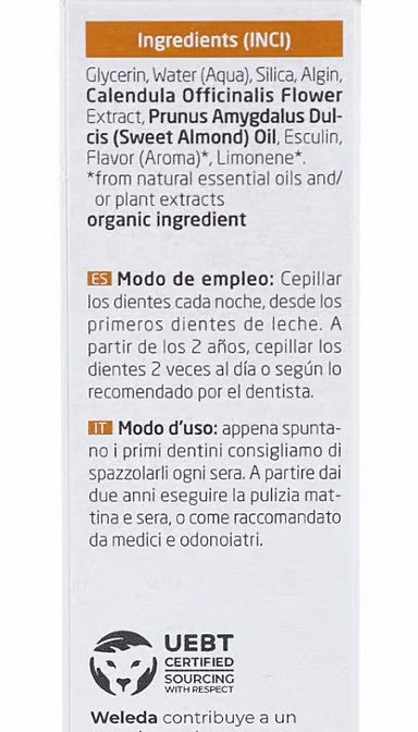 WELEDA GEL DENTIFRICO PARA NIÑOS 50 ML