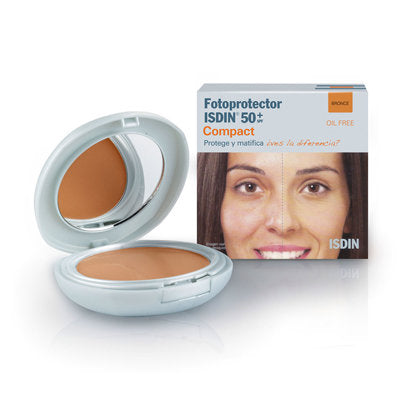 FOTOPROTECTOR ISDIN SPF-50+BRONZE COMPACT OIL-FREE