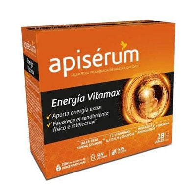 APISERUM ENERGIA VITAMAX  18 VIALES