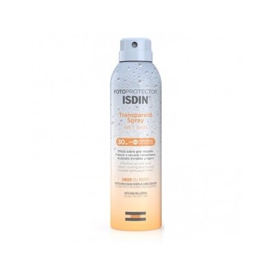 FOTOPROTECTOR ISDIN SPF 30 SPRAY TRANSPARENT WET SKIN  1 ENV