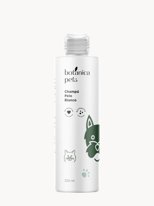BOTANICA PETS CHAMPU PELO BLANCO 250 ML