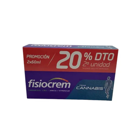 FISIOCREM CANNABIS 60ml + 20% 2ªunidad