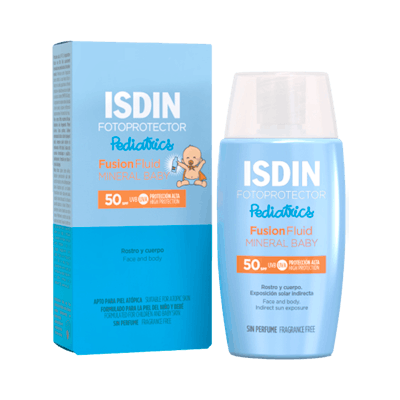 FOTOPROTECTOR ISDIN SPF-50+ FUSION FLUID MINERAL PEDIATRICS