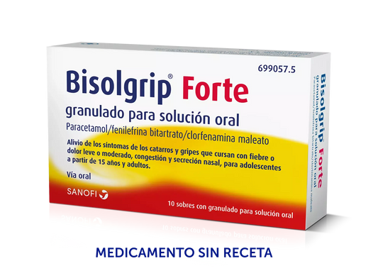 BISOLGRIP FORTE 10 SOBRES GRANULADO PARA SOLUCIÓN ORAL