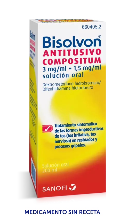BISOLVON ANTITUSIVO COMPOSITUM JARABE 200 ml