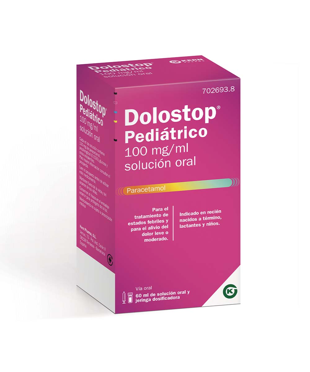 DOLOSTOP PEDIÁTRICO 100 mg/ml SOLUCION ORAL 60 ml