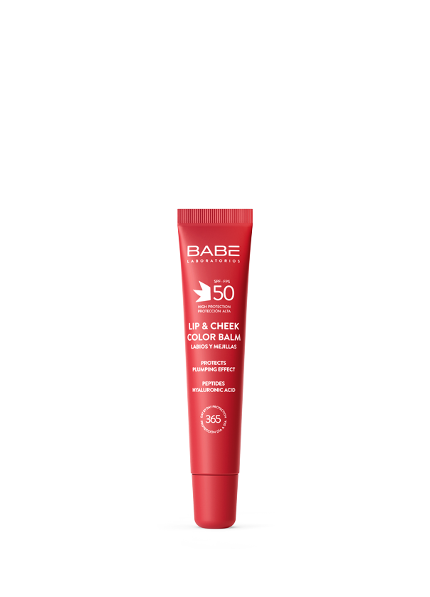 BABE LIP & CHEEK COLOR BALM SPF 50  1 TUBO 20 ML COLOR RED