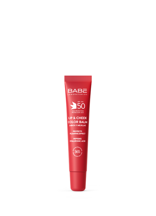 BABE LIP & CHEEK COLOR BALM SPF 50  1 TUBO 20 ML COLOR RED