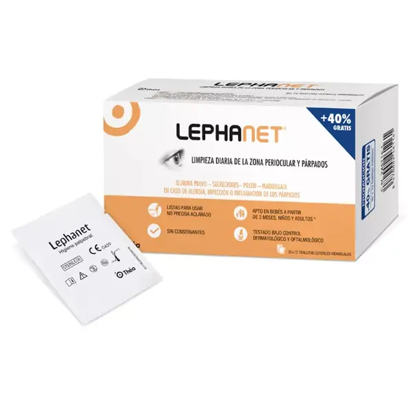 LEPHANET TOALLITAS 30 U