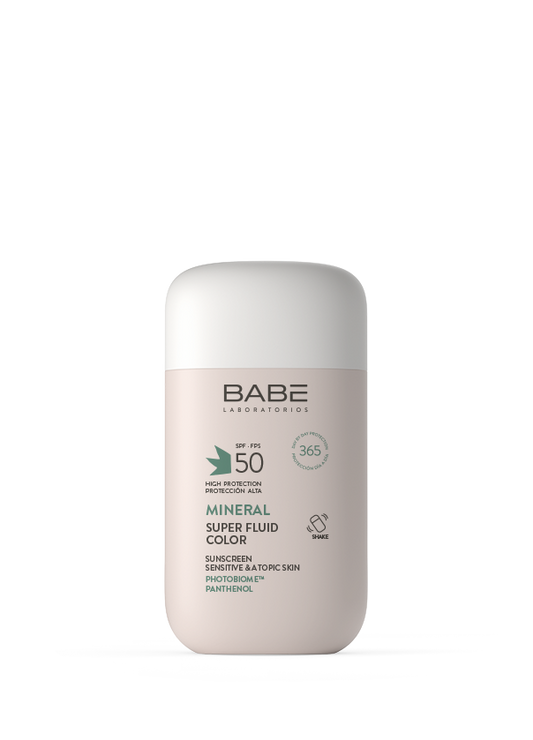 BABE MINERAL SUPER FLUID COLOR SUNSCREEN SPF 50  1 ENVASE 50