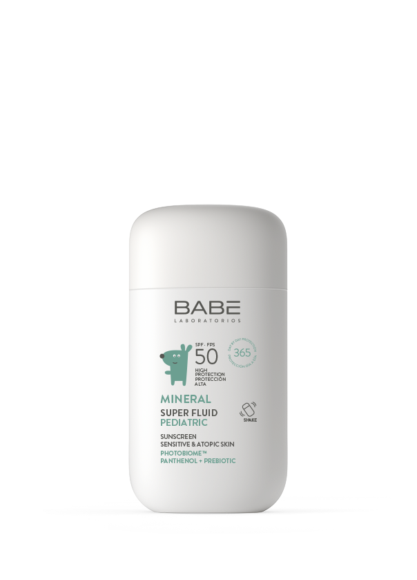 BABE MINERAL SUPER FLUID PEDIATRIC SUNSCREEN SPF 50  1 ENVAS