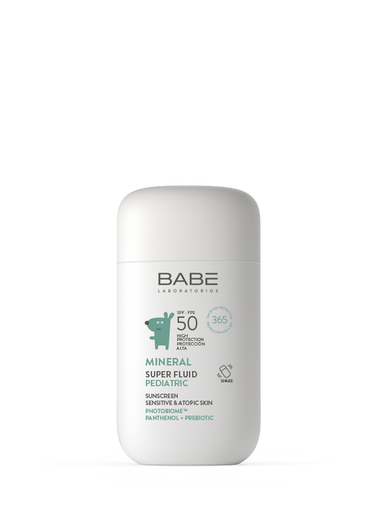 BABE MINERAL SUPER FLUID PEDIATRIC SUNSCREEN SPF 50  1 ENVAS