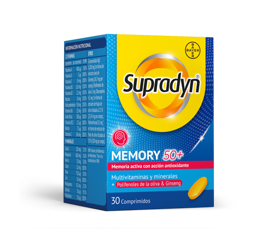 SUPRADYN MEMORY 50+  30 COMPRIMIDOS