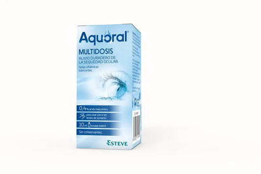 AQUORAL GOTAS OFTALMICAS LUBRICANTES ESTERIL AC HIALURONICO