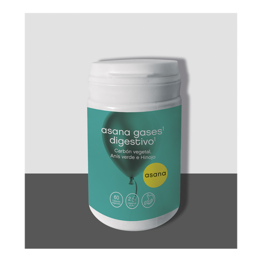 ASANA GASES DIGESTIVO  60 CAPSULAS VEGETALES