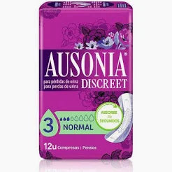 AUSONIA PERDIDA DE ORINA DISCREET NORMAL 12 U