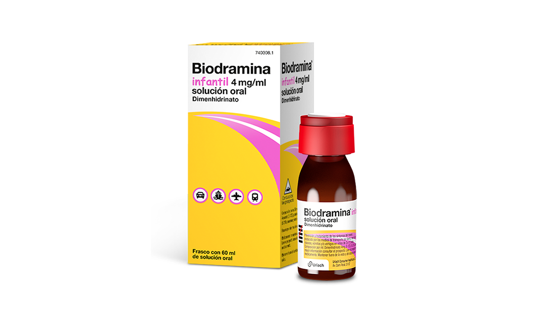 BIODRAMINA INFANTIL SOLUCIÓN ORAL 60 mL