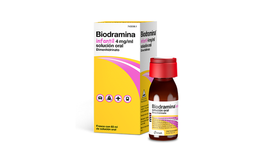BIODRAMINA INFANTIL SOLUCIÓN ORAL 60 mL