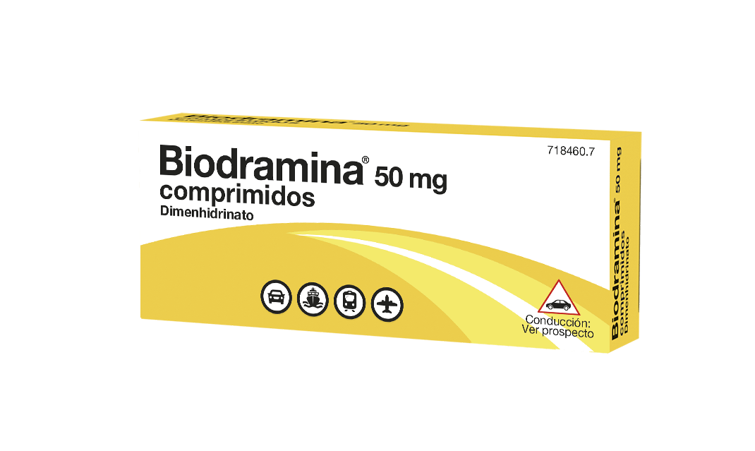 BIODRAMINA 50 mg 4 COMPRIMIDOS