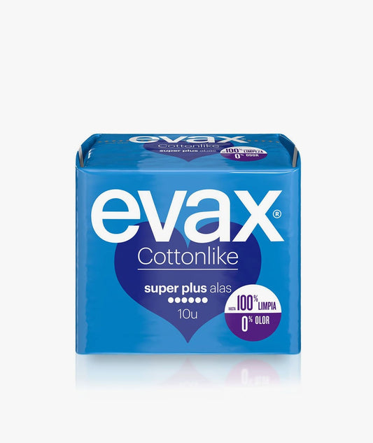 COMPRESAS TOCOLOGICAS SUPERPLUS EVAX COTTONLIKE 10 COMPRESAS