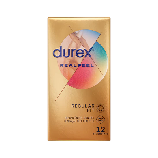 DUREX REAL FEEL 12 UNIDADES