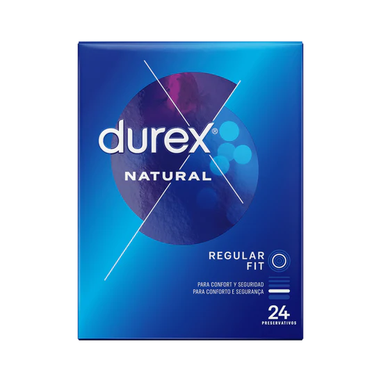 DUREX NATURAL PLUS 24 UNIDADES