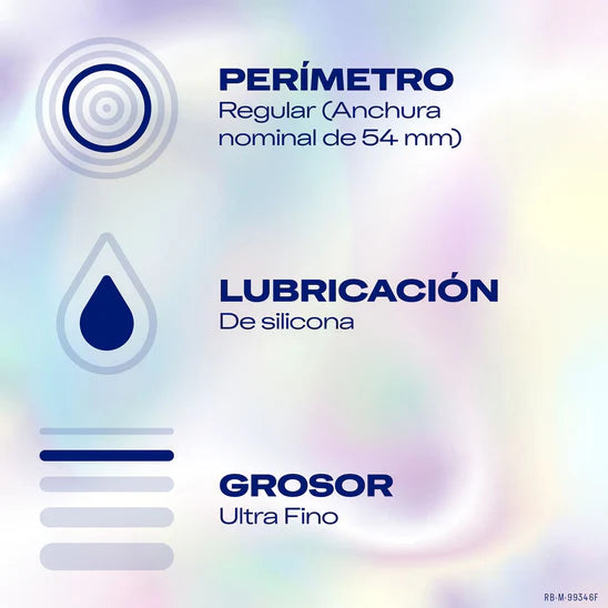 DUREX INVISIBLE ULTRAFINO REGULAR FIT  12 UNIDADES