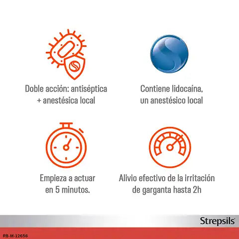 STREPSILS 24 PASTILLAS PARA CHUPAR CON LIDOCAÍNA