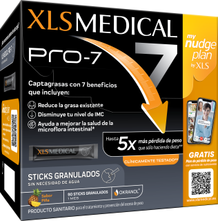XLS MEDICAL PRO-7  90 STICKS SABOR PIÑA