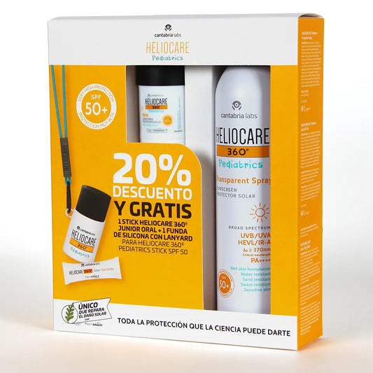 HELIOCARE 360ª SPRAY INVISIBLE PEDIATRICS 200 ML + STICK