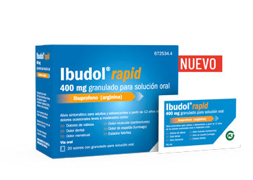 IBUDOL RAPID 20 SOBRES PARA SOLUCIÓN ORAL