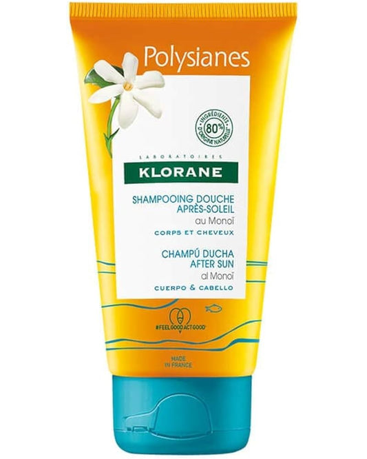 KLORANE POLYSIANES CHAMPU DUCHA AFTER SUN AL MONOI CUERPO 200ml