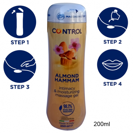 CONTROL ALMOND HAMMAM GEL DE MASAJE HIDRATANTE  1 ENVASE 200