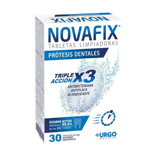 NOVAFIX TABLETAS LIMPIADORAS  30 UNIDADES