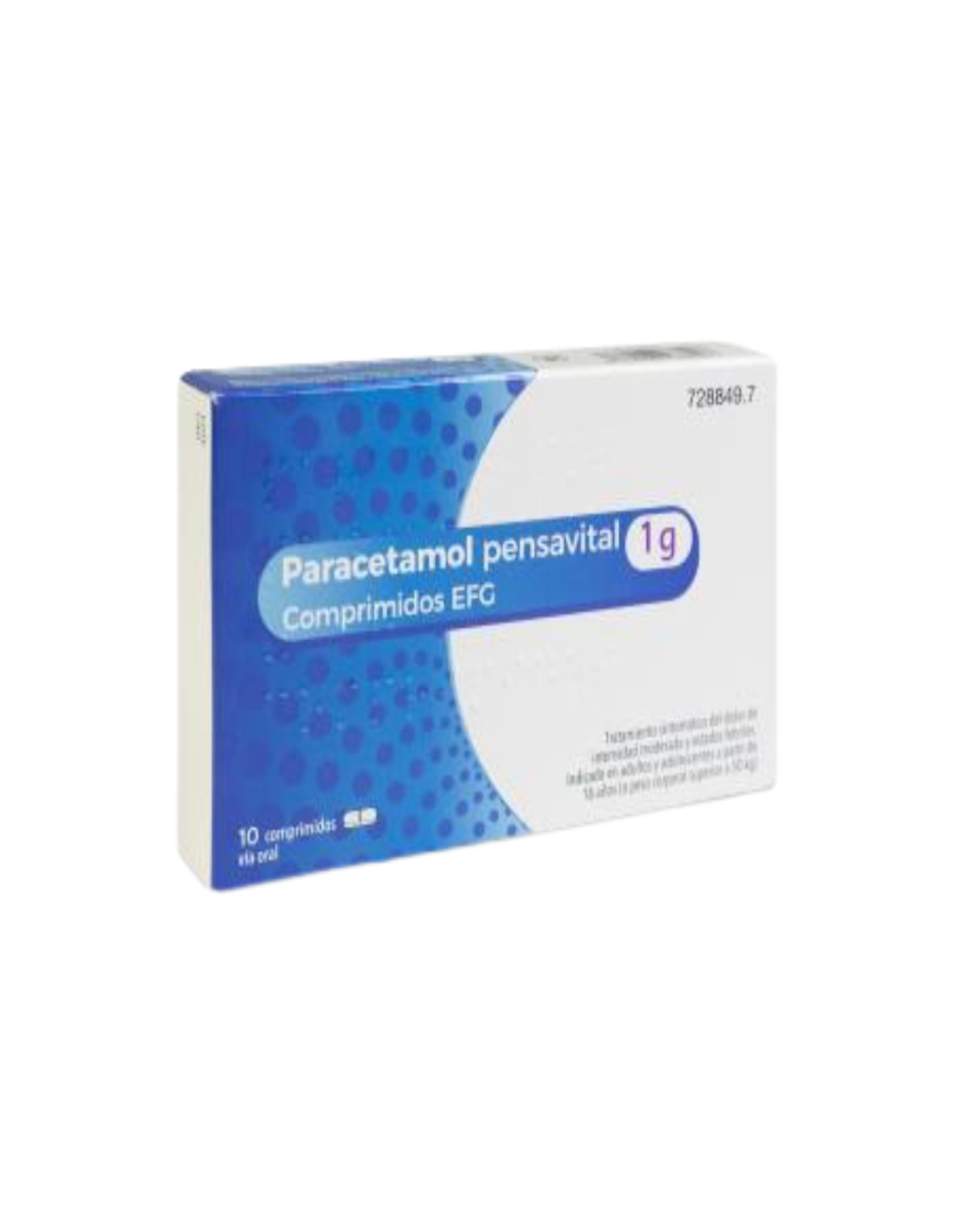 PARACETAMOL PENSA 1 g 10 COMPRIMIDOS